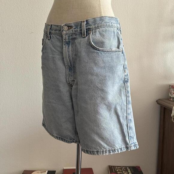 Calvin Klein light wash denim jorts - Picture 2 of 5